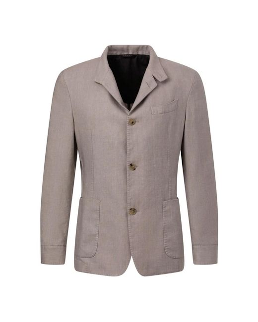 Windsor. Satino Blazer in het Gray voor heren