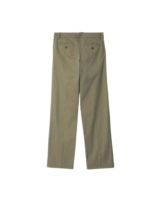 Burberry Green Wide Trousers for men