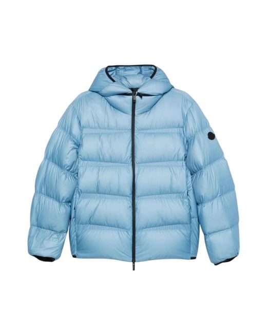 Moncler Masac Short Down Jacket in het Blue voor heren