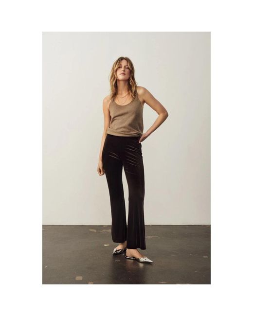 Wide Trousers Part Two de color Black