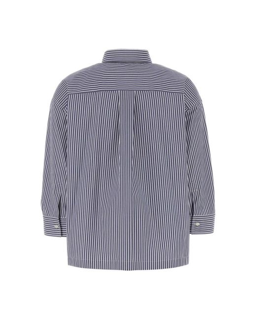 Brunello Cucinelli Blue Shirts