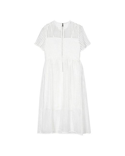 DKNY White Midi Dresses