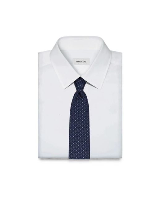 Ferragamo Blue Ties for men