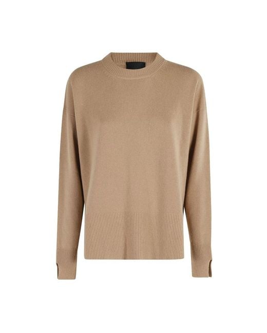 Roberto Collina Natural Round-Neck Knitwear