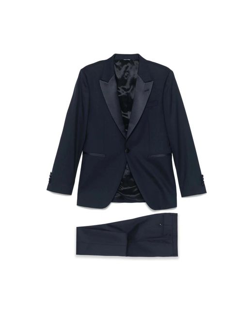 Reveres 1949 Blue Single Breasted Suits for men