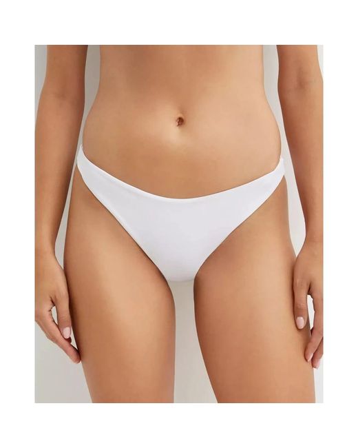 Max Mara Badmode ,Wit ,Stella Bikini Bottom in het White