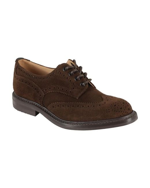 Tricker's Brown Laced Shoes for men