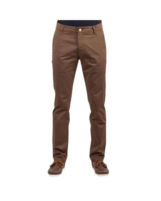 Jeckerson Brown Chinos for men