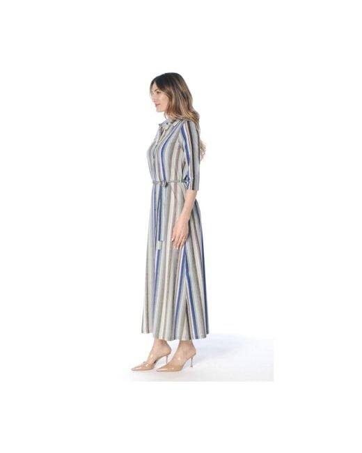 Caliban Blue Shirt Dresses