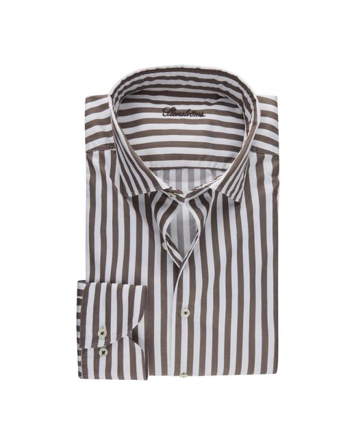 Stenstroms Brown Casual Shirts for men