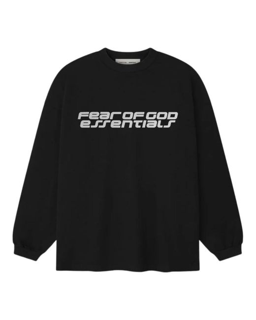 Fear Of God Black Long Sleeve Tops for men
