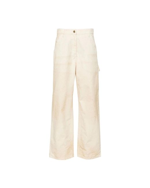 Golden Goose Deluxe Brand Natural Wide Trousers