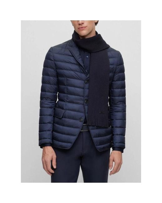 Winter Scarves HUGO de hombre de color Blue