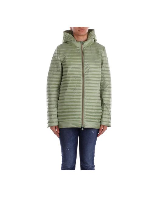 Save The Duck Green Winter Jackets