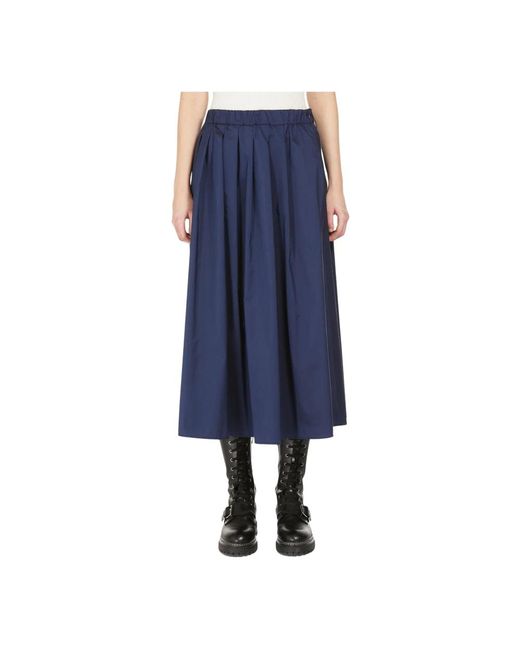 Max Mara Midi Skirts in het Blue