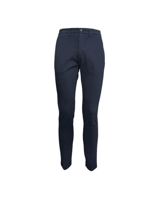 Harmont & Blaine Blue Slim-Fit Trousers for men