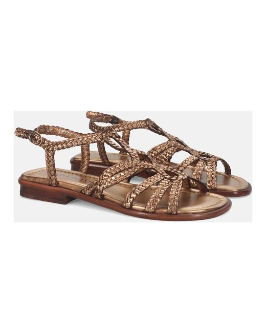 Pons Quintana Brown Flat Sandals