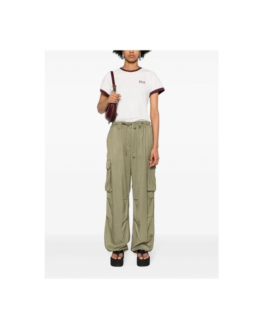 Golden Goose Deluxe Brand Green Wide trousers
