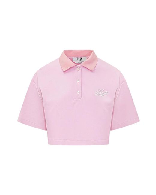 Polo Shirts MSGM en coloris Purple