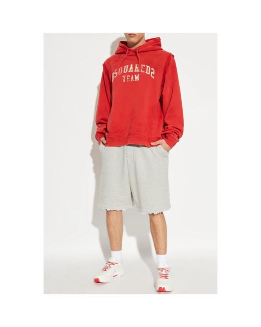 DSquared² Hoodies in het Red voor heren