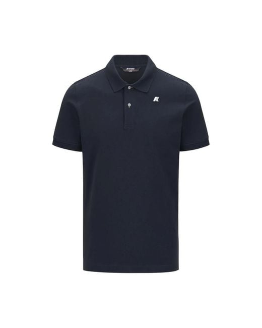 K-Way Blue Polo Shirts for men