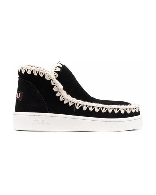 Mou Black Winter Boots