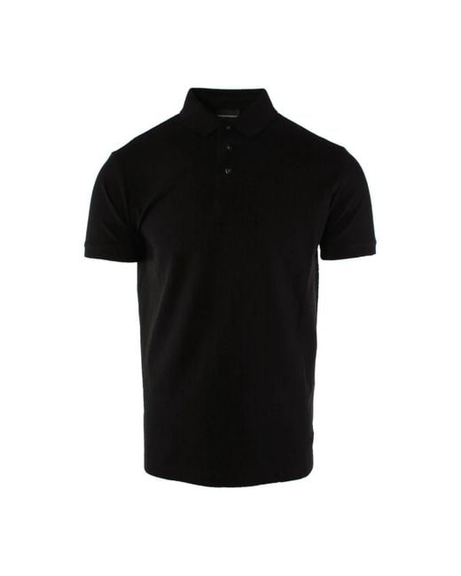 Armani Black Polo Shirts for men
