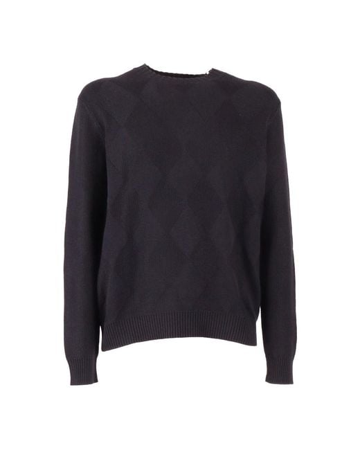 Ballantyne Blue Round-Neck Knitwear for men