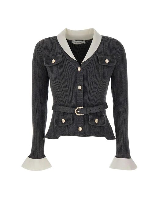 Self-Portrait Cardigans in het Black