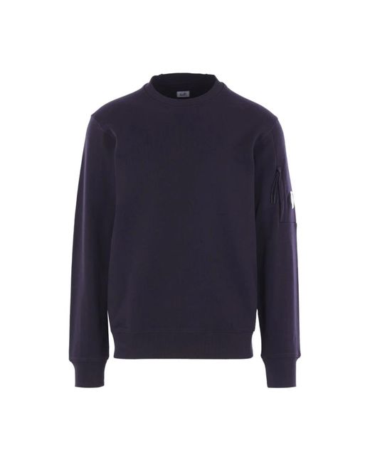 C P Company Round-Neck Knitwear in het Blue voor heren