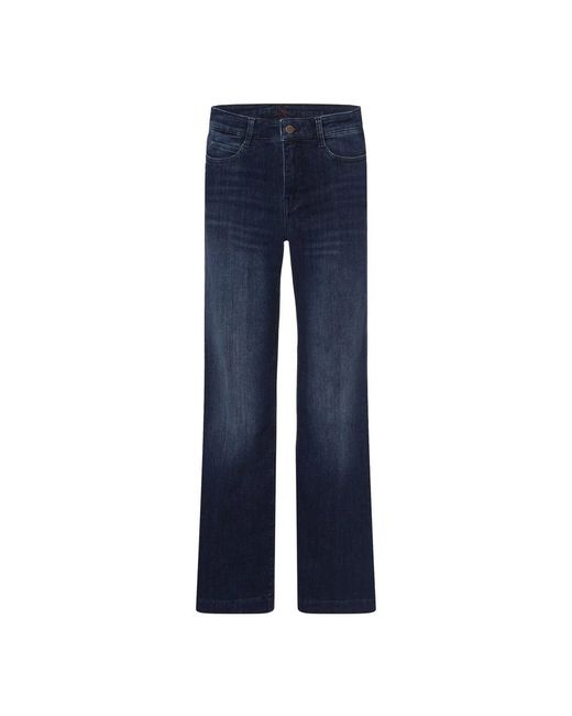 M·a·c Blue Straight Jeans