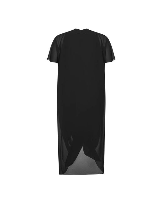 MM6 by Maison Margiela Black Midi Dresses