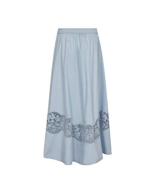 Maxi Skirts Mos Mosh de color Blue