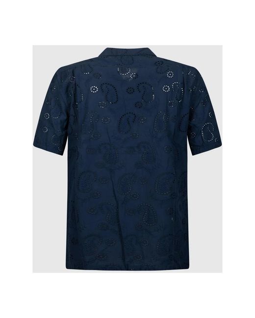 Mc2 Saint Barth Blue Short Sleeve Shirts for men