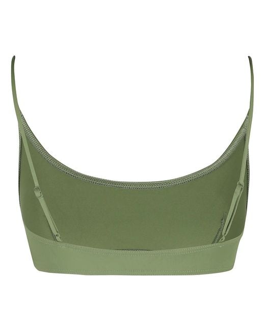 Mc2 Saint Barth Green Sleeveless Tops