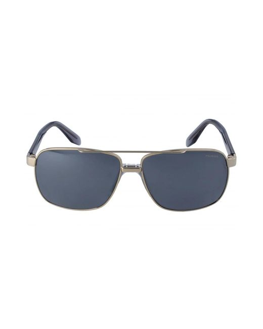 Versace Blue Sonnenbrille mit spiegelgläsern