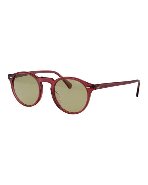 Classico gregory peck occhiali da sole di Oliver Peoples in Brown