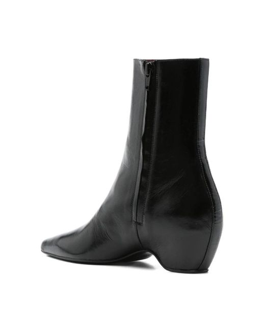 Khaite Black Heeled Boots