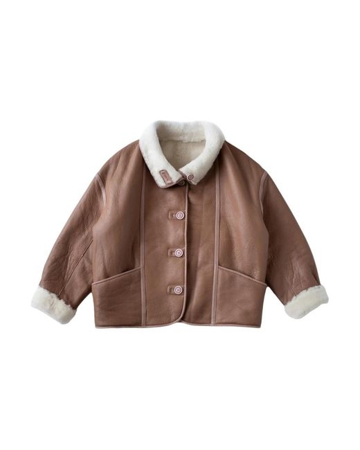 Just things we like Brown Faux Fur & Shearling Jackets
