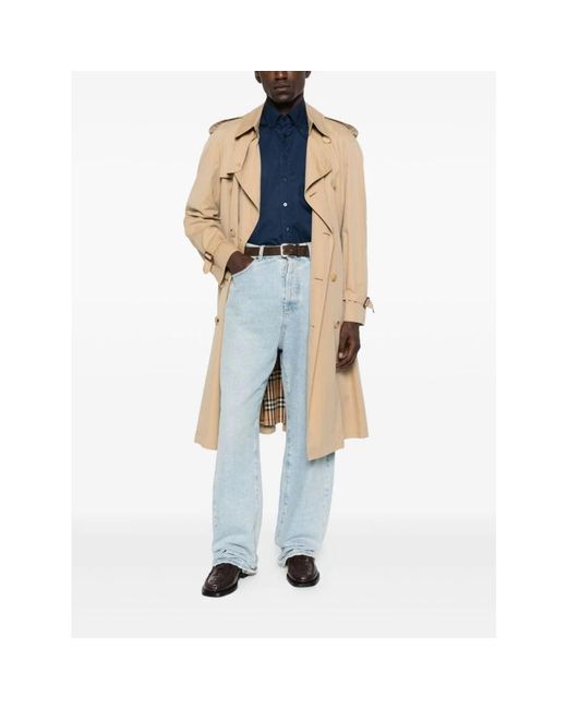 Etro Overhemden ,Blauw ,Katoen Blauw Overhemd Voor Mannen in het Blue voor heren