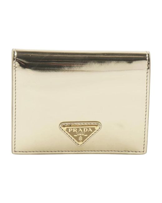 Wallets & Cardholders Prada de color Metallic