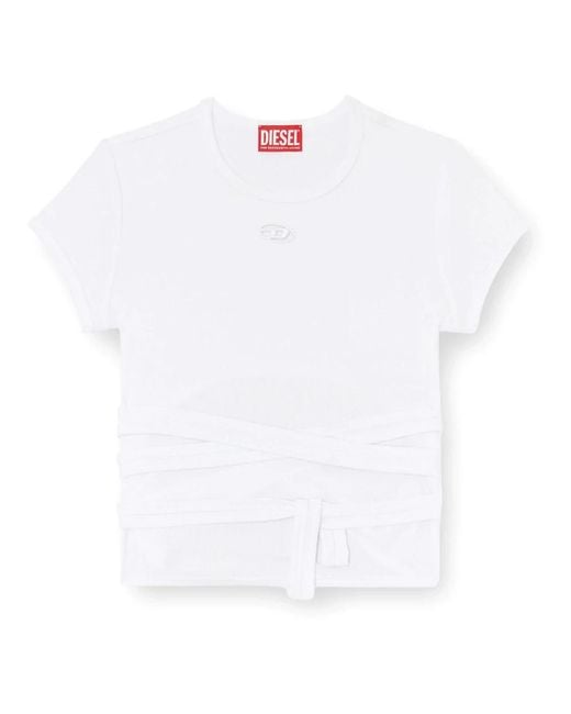 DIESEL White T-Shirts