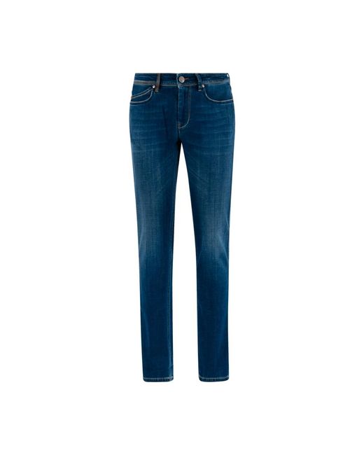 Jeans slim fit in denim chiaro di Re-hash in Blue da Uomo