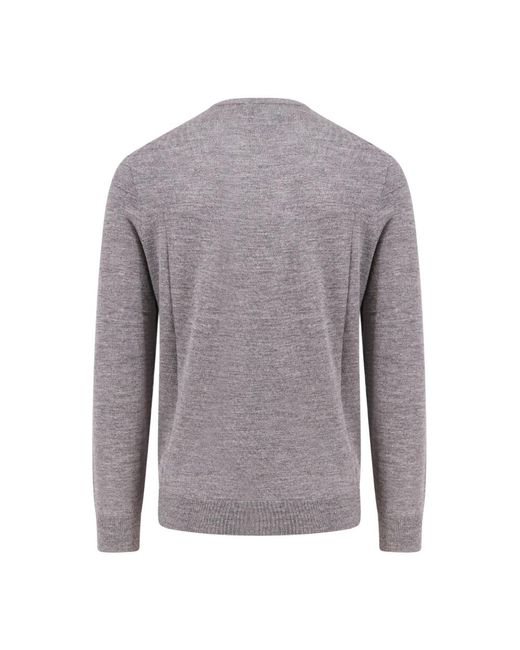 Round-Neck Knitwear di Polo Ralph Lauren in Gray da Uomo
