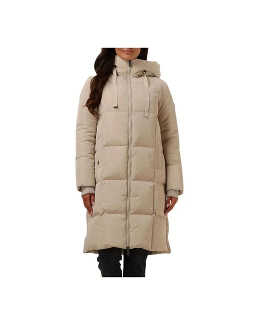 Mos Mosh Nova Square Down Coat in het Natural