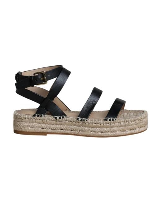 Ralph Lauren Black Flat Sandals