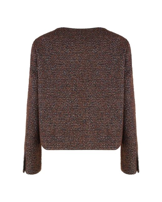 Aspesi Brown Tweed Jackets