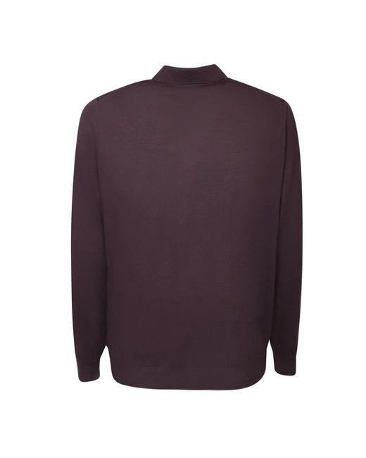 Dell'Oglio Purple Polo Shirts for men