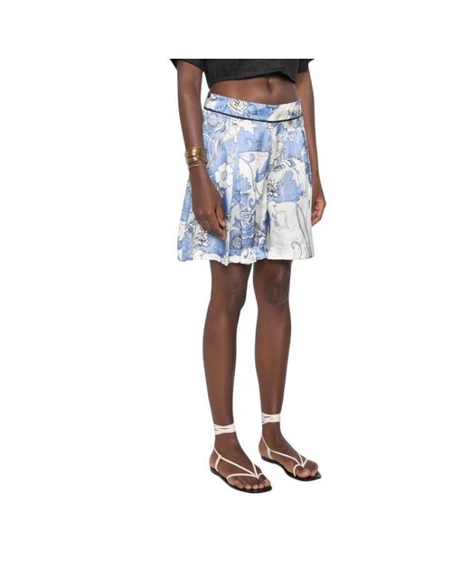 Jucca Blue Casual Shorts