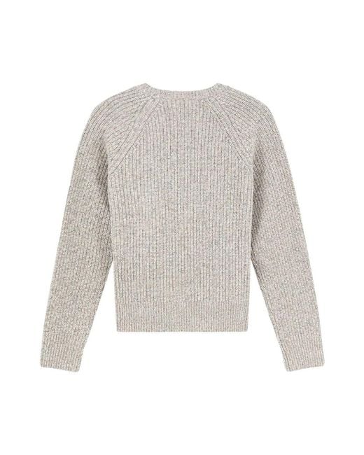 Aspesi White Round-Neck Knitwear